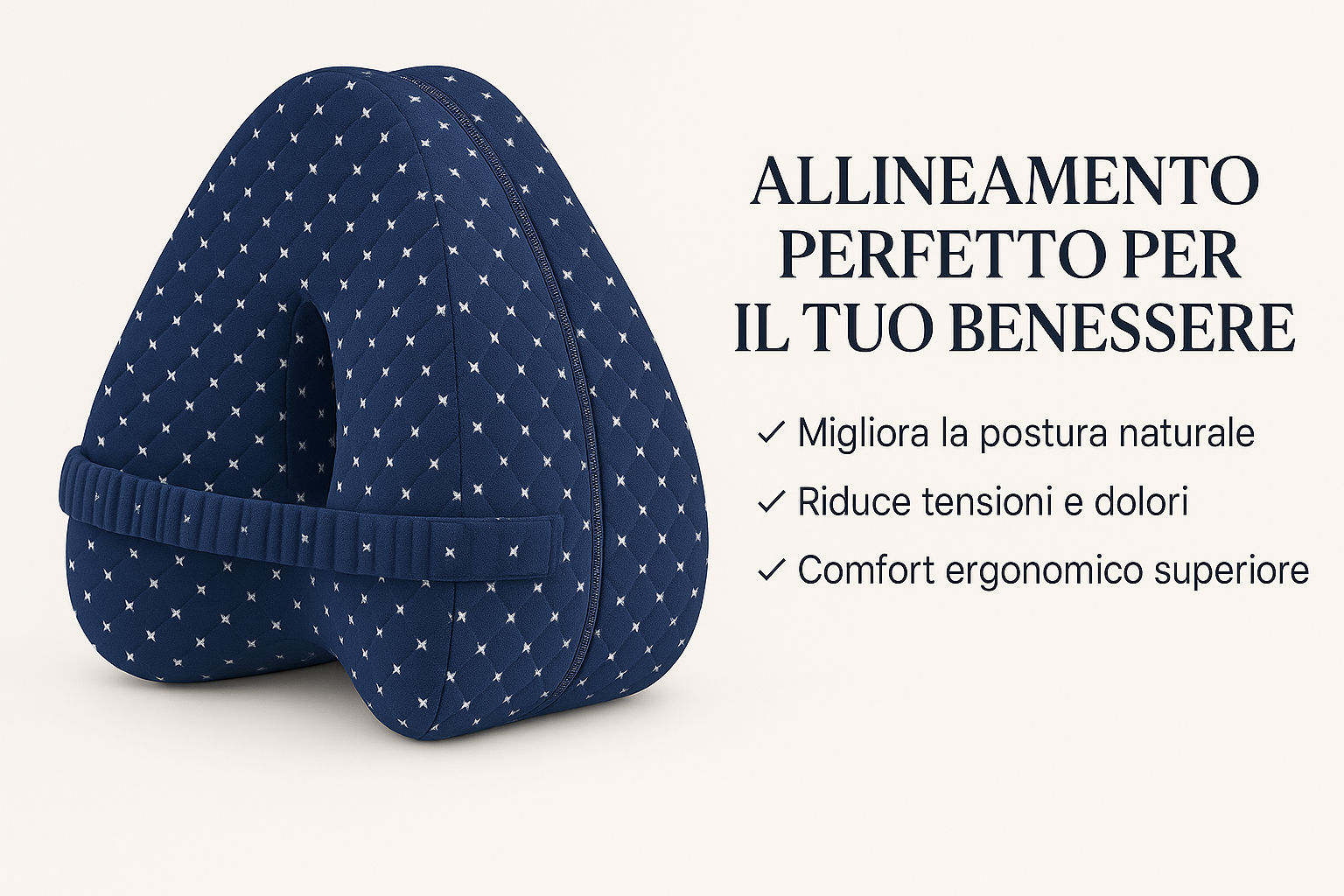 Banner professionale con cuscino completo